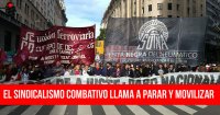El sindicalismo combativo llama a parar y movilizar