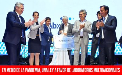 En medio de la pandemia, una ley a favor de laboratorios multinacionales