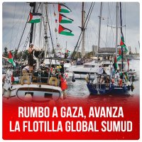 Rumbo a Gaza, avanza la Flotilla Global Sumud