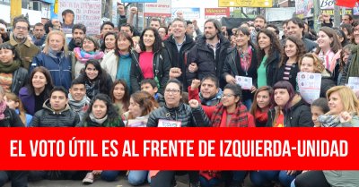 El voto útil es al Frente de Izquierda-Unidad