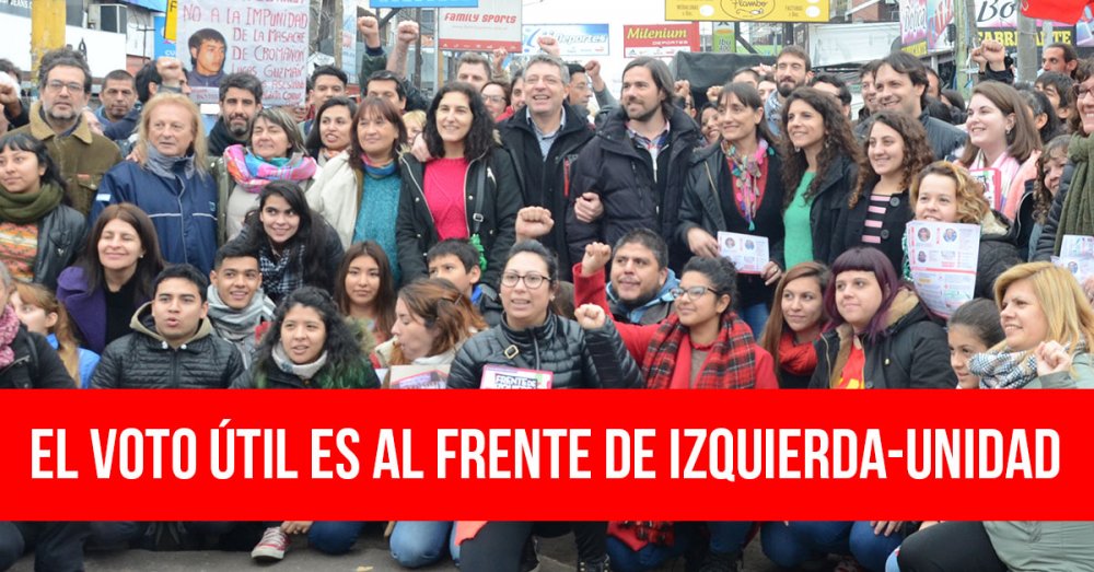 El voto útil es al Frente de Izquierda-Unidad