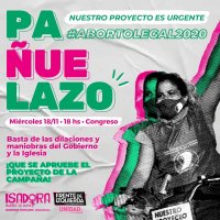 18/11 18HS Congreso – Pañuelazo por el Aborto Legal