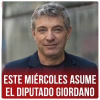 Este miércoles asume el diputado Giordano