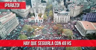 ¡Parazo! Hay que seguirla con 48 hora