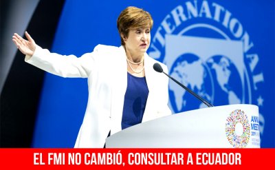 El FMI no cambió, consultar a Ecuador