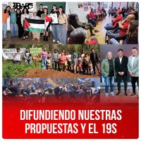 Difundiendo nuestras propuestas y el 19S