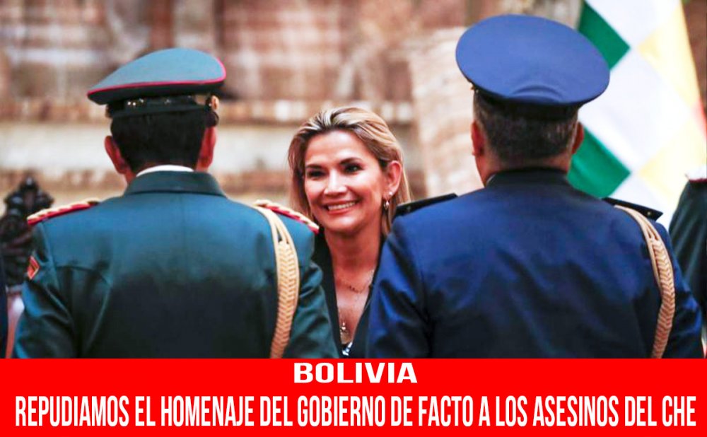 Bolivia. Repudiamos el homenaje del gobierno de facto a los asesinos del Che