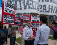 14A, sede OMS, Argentina - Acto por la liberación de las patentes