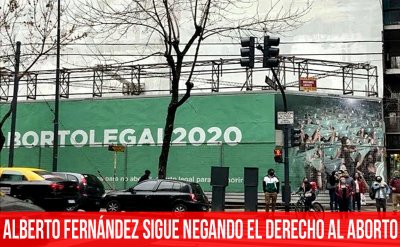 Alberto Fernández sigue negando el derecho al aborto