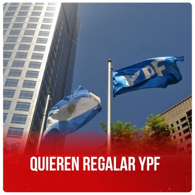 Quieren regalar YPF