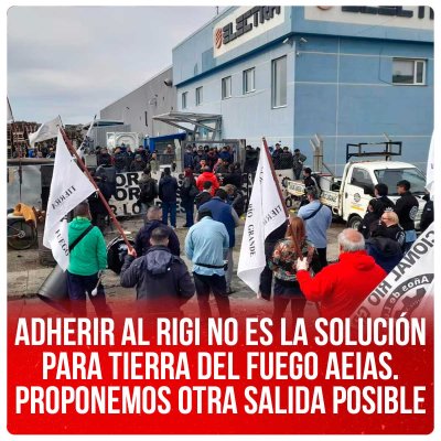 Adherir al RIGI no es la solución para Tierra Del Fuego AeIAS. Proponemos otra salida posible