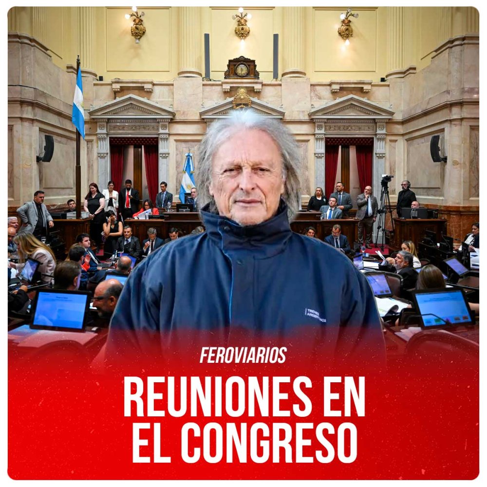 Ferrocarriles / Reuniones en el Congreso