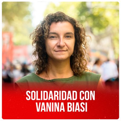 Solidaridad con Vanina Biasi
