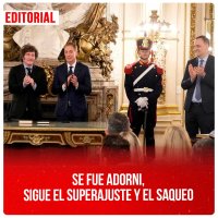 Se fue Adorni, sigue el superajuste y el saqueo