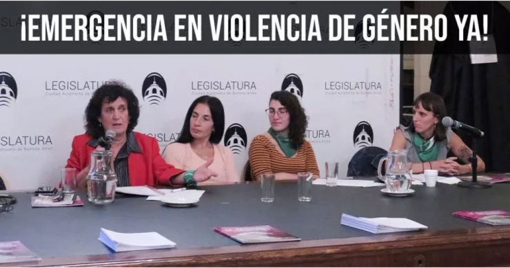 ¡Emergencia en violencia de género ya!