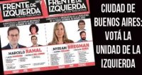 Ciudad de Buenos Aires: Votá la unidad de la izquierda