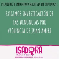 Escándalo e impunidad machista en Diputados: Exigimos investigación de las denuncias por violencia de Juan Ameri