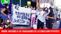 Morón. Apoyemos a los trabajadores de la clínica Constituyentes