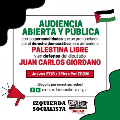 27M - Audiencia abierta y pública