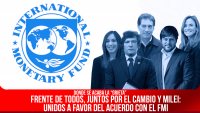 Donde se acaba la “grieta” / Frente de Todos, Juntos por el Cambio y Milei: unidos a favor del acuerdo con el FMI
