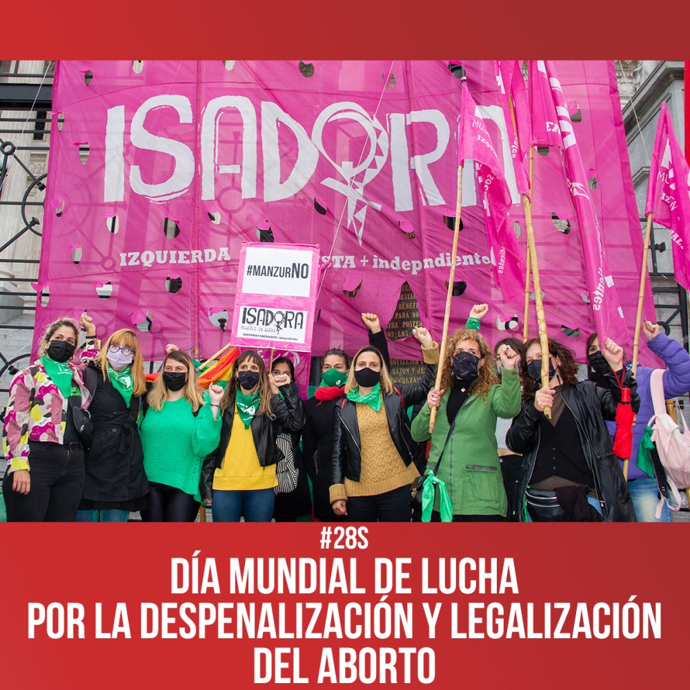 #28S: Día mundial de lucha por la despenalización y legalización del aborto