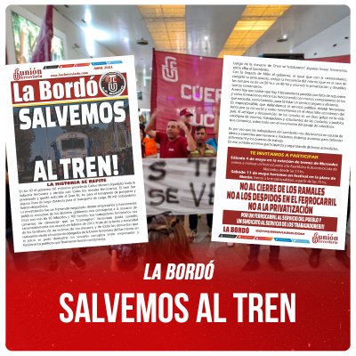 La Bordó / Salvemos al tren