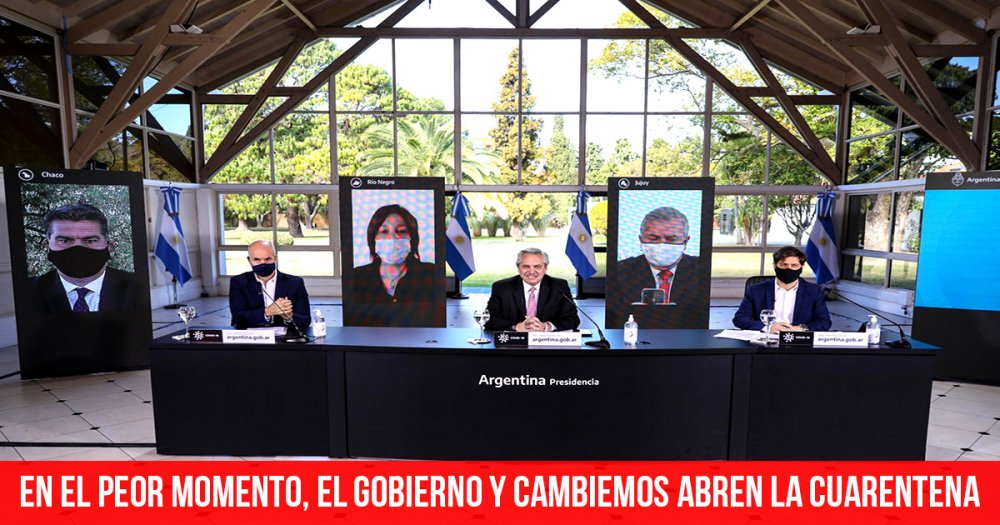 En el peor momento, el gobierno y Cambiemos abren la cuarentena
