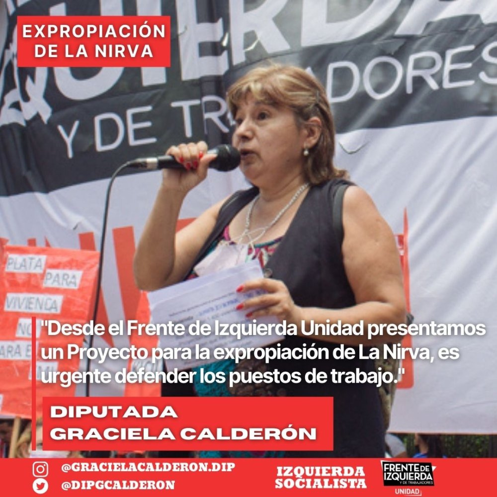 Proyecto de Ley / Expropiación de La Nirva