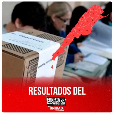 Resultados del Frente de Izquierda Unidad