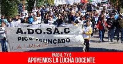 Paro 6, 7 y 8: Apoyemos la lucha docente