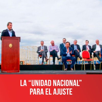 La “unidad nacional” para el ajuste