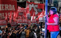 Acto del Frente de Izquierda en el Congreso