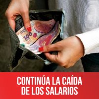 Continúa la caída de los salarios