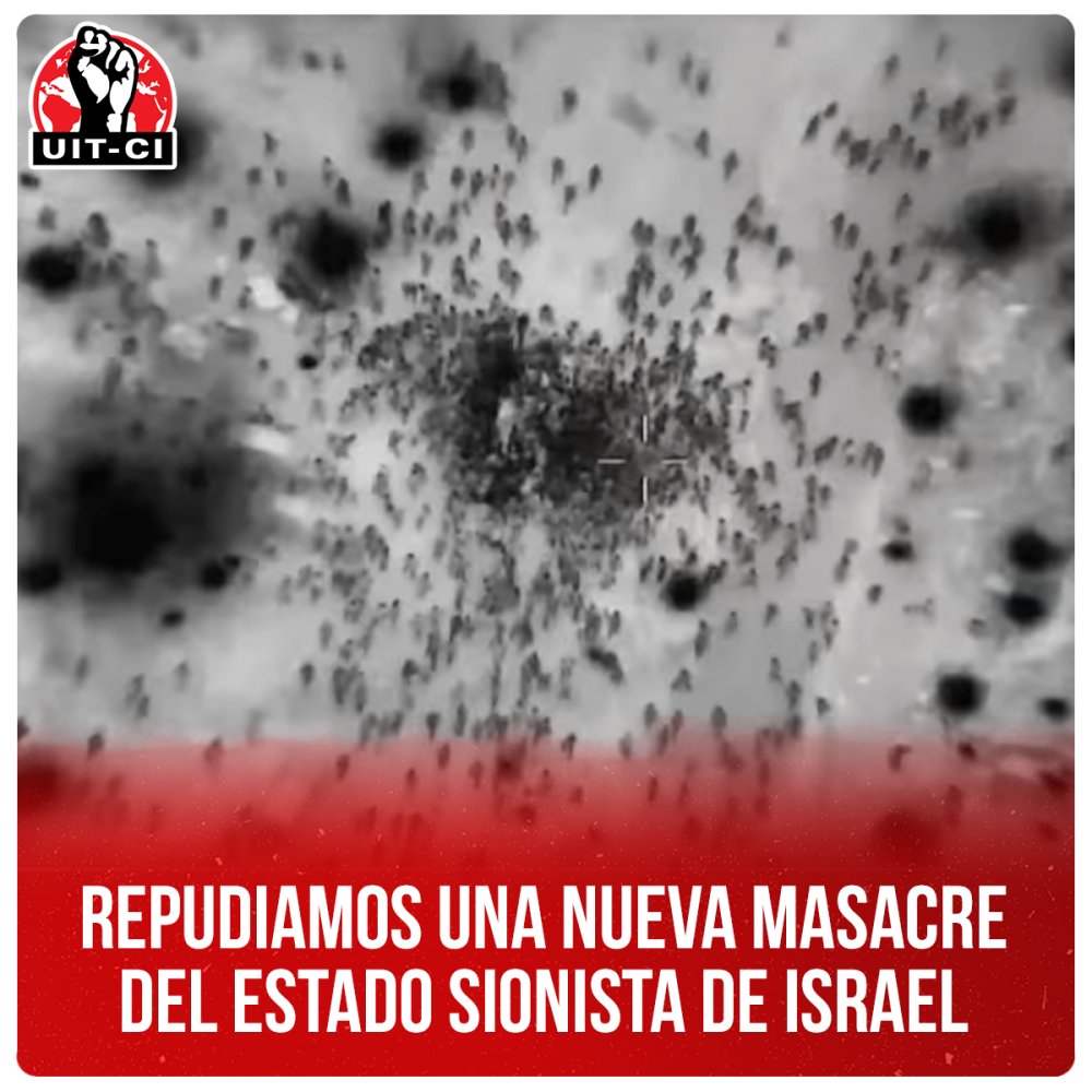 Repudiamos una nueva masacre del Estado sionista de Israel