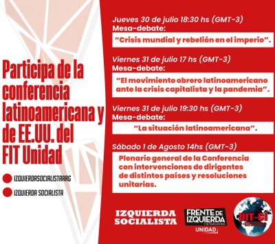 Cronograma de la conferencia