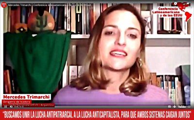 Mercedes Trimarchi: "Buscamos unir la lucha antipatriarcal a la lucha anticapitalista, para que ambos sistemas caigan juntos"