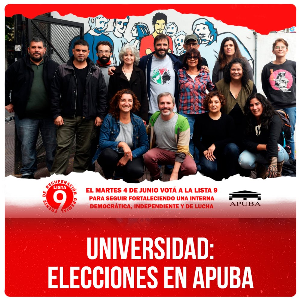 Universidad: elecciones en Apuba