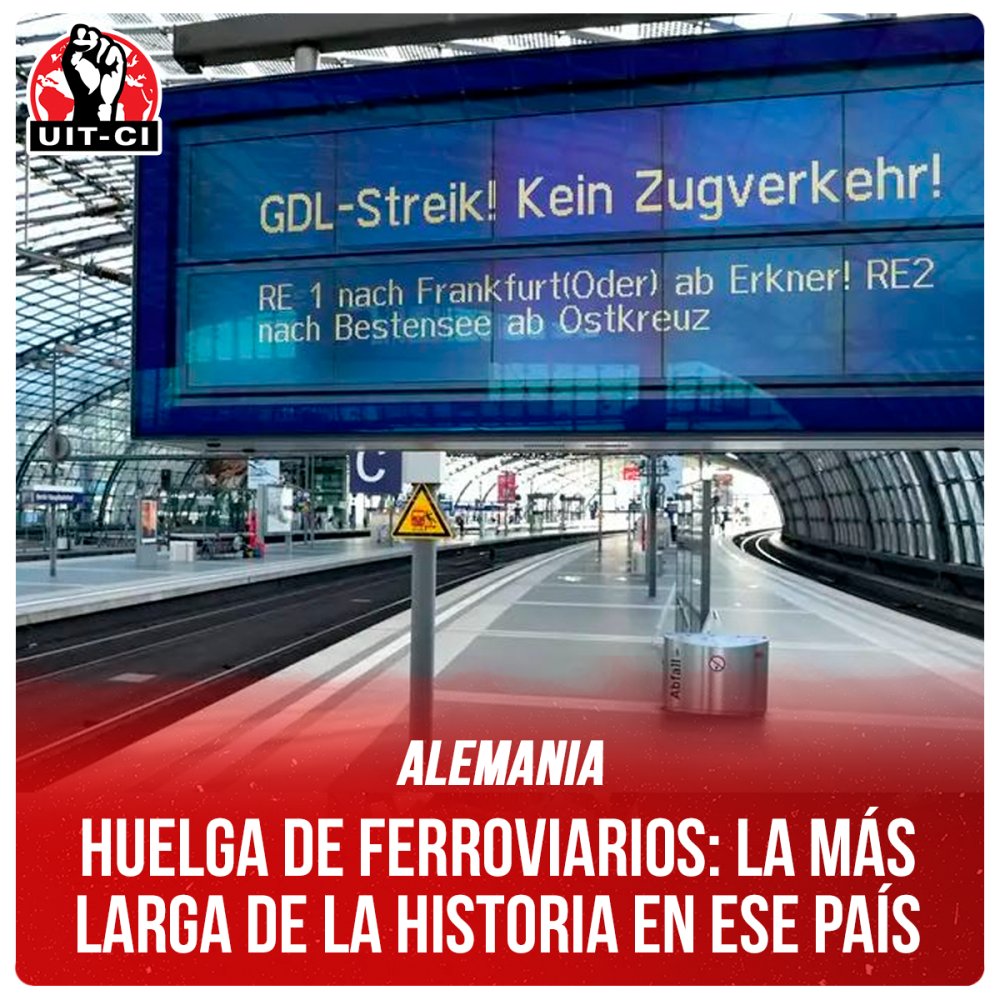 Alemania / Huelga de ferroviarios: la más larga de la historia en ese país