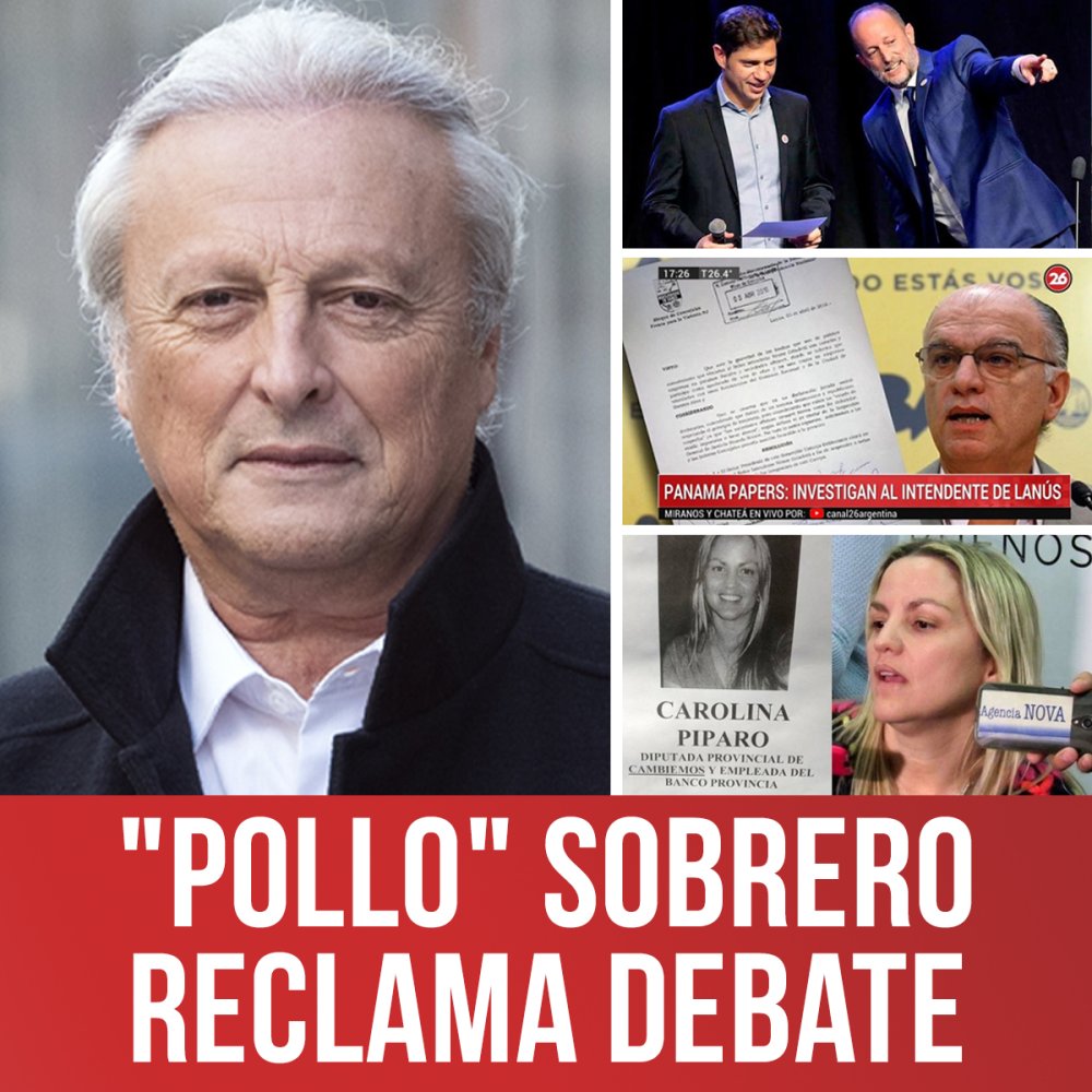 &quot;Pollo&quot; Sobrero reclama debate