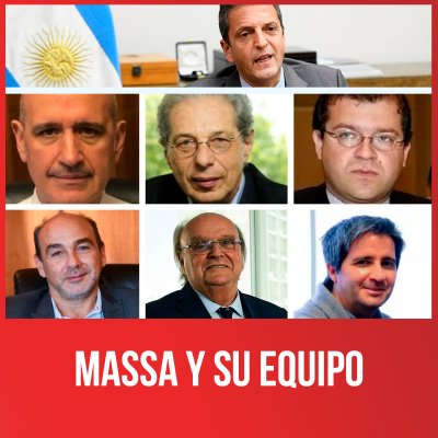 Massa y su equipo