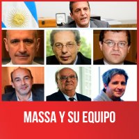Massa y su equipo