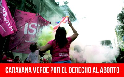 Caravana verde por el derecho al aborto