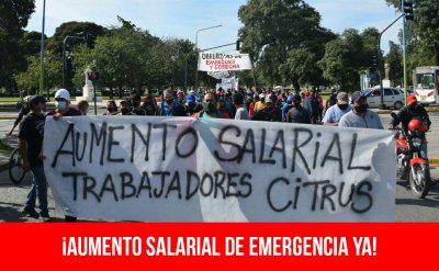 ¡Aumento salarial de emergencia ya!