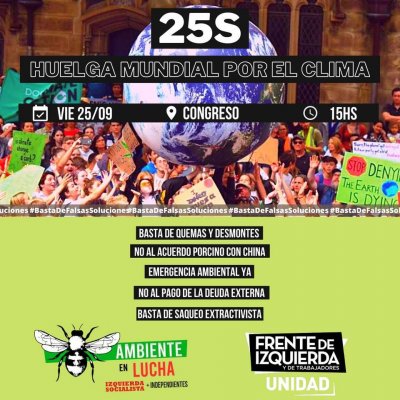 25S - Acción mundial por la crisis climática