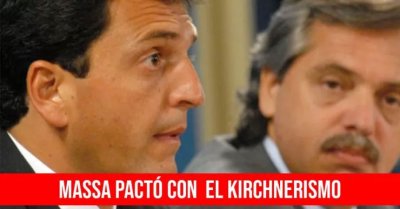 Massa pactó con el kirchnerismo