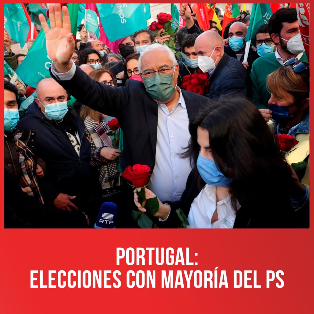 Portugal: elecciones con mayoría del PS