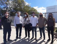 Diputado Giordano en acto del FIT-U (Garín) "Hay que declarar de utilidad pública al laboratorio mAbxience”