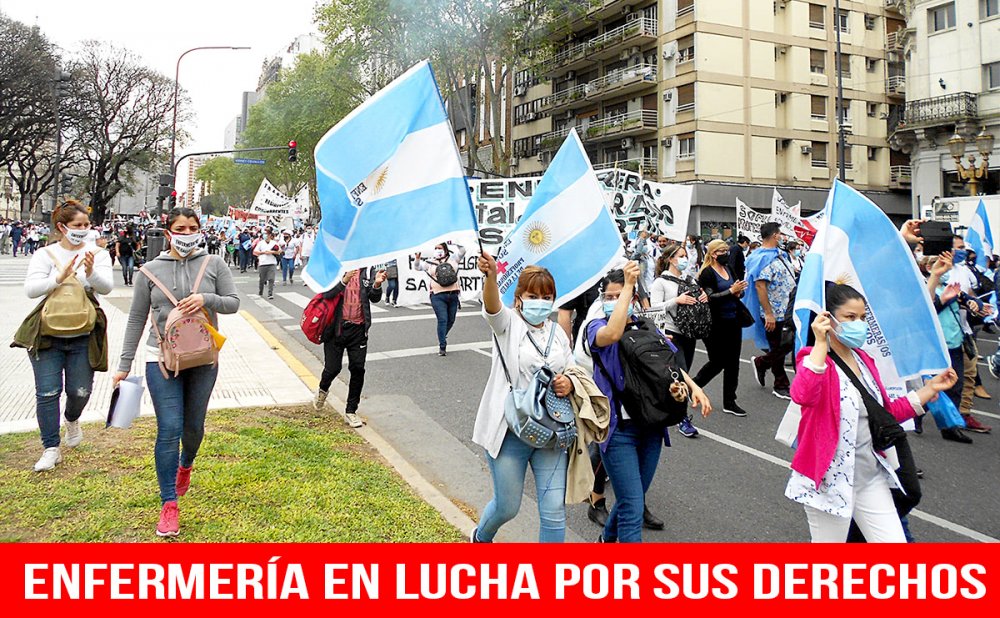 Enfermería en lucha por sus derechos