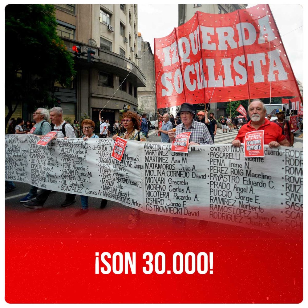 ¡Son 30.000!