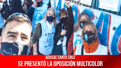 Adosac Santa Cruz / Se presentó la oposición Multicolor